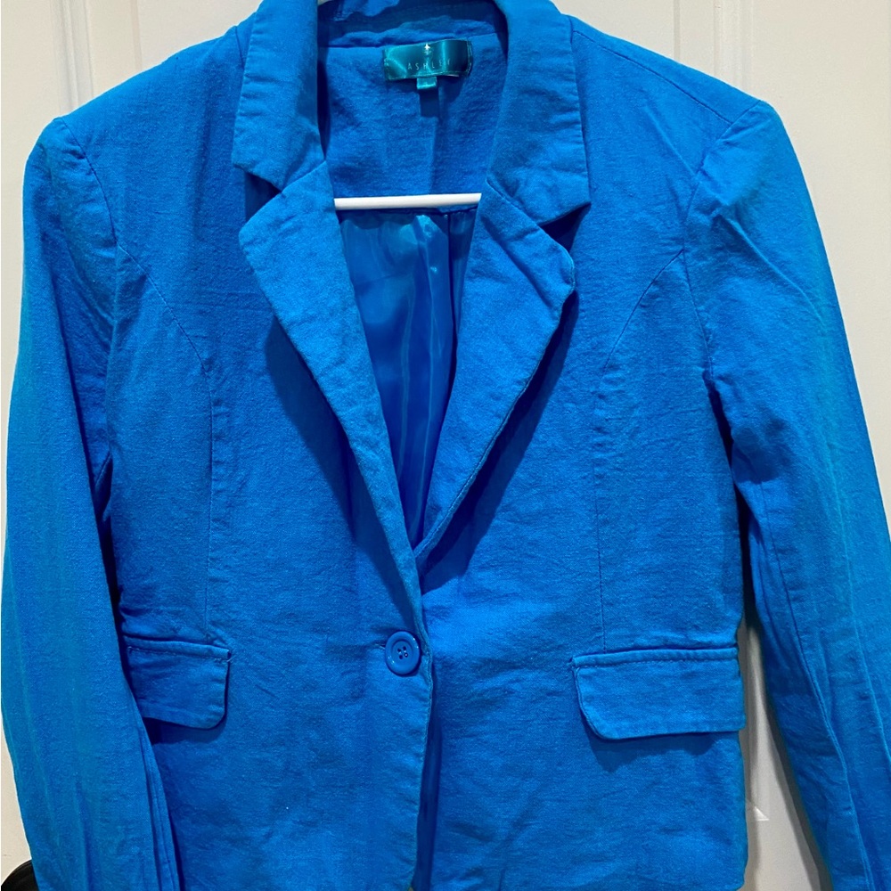 Ashley By 26 International Vibrant Blue Blazer